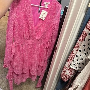 pink dress L